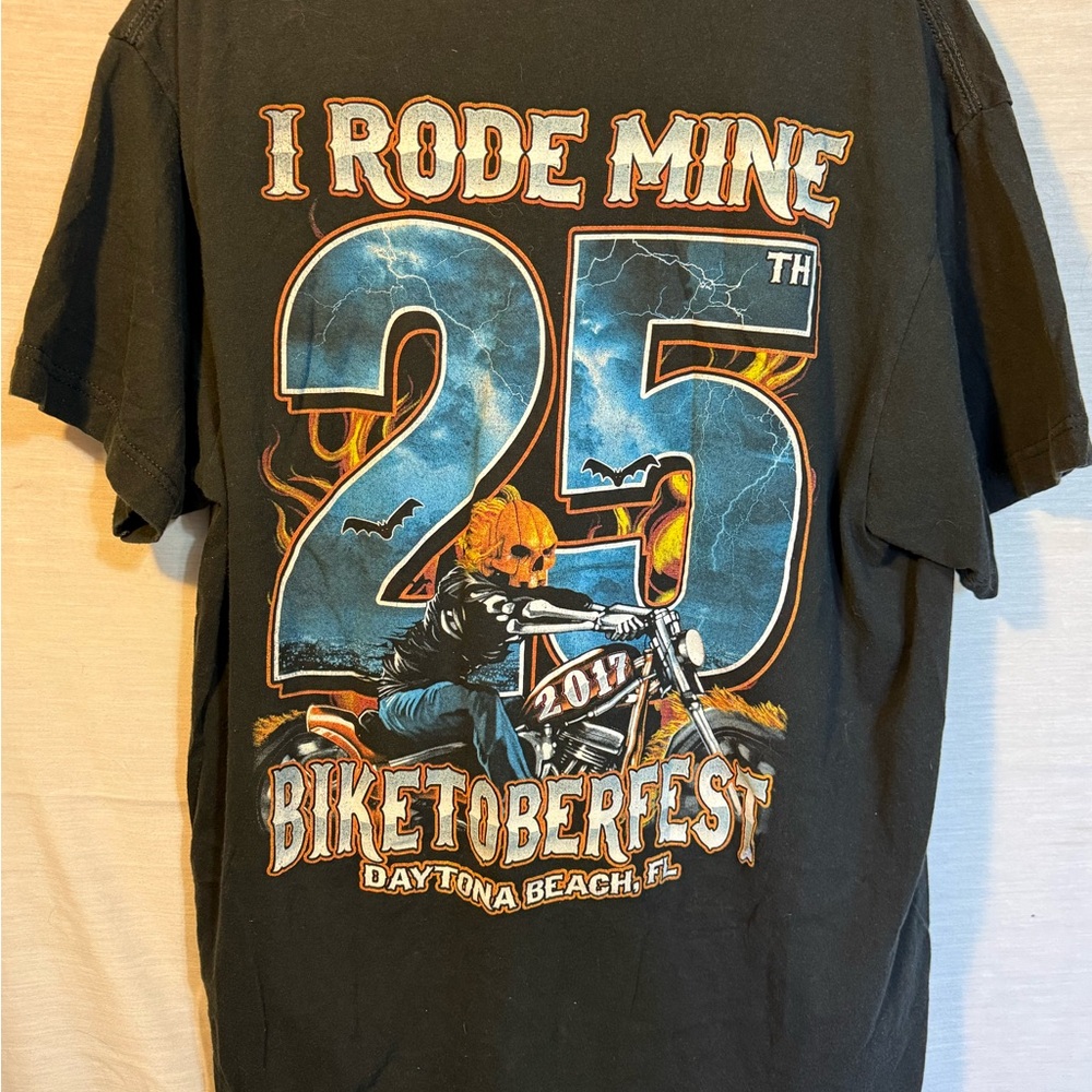 Biketoberfest 2017 I Rode Mine Tee Men’s XL - Picture 3 of 5